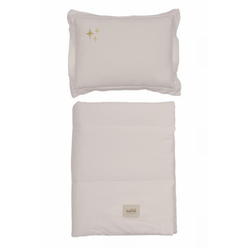 Pościel washed cotton z wypełnieniem Stars natural - XXL