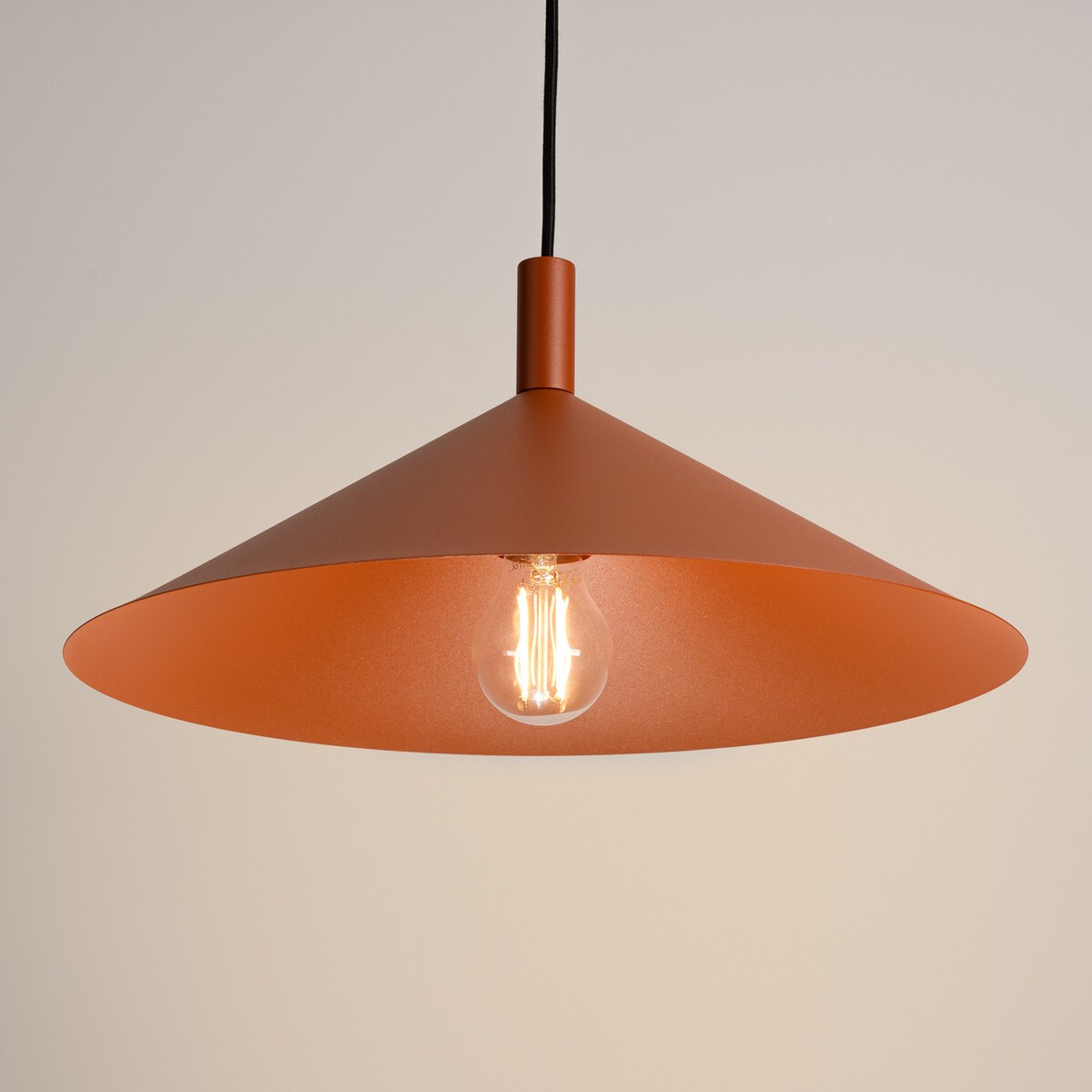 Lampa wisząca NOX 40 ochra czerwona
