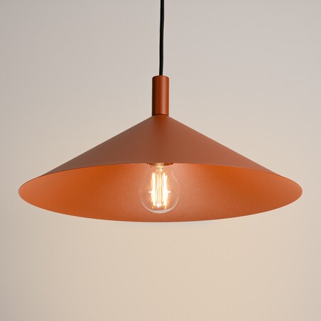 Lampa wisząca NOX 40 ochra czerwona