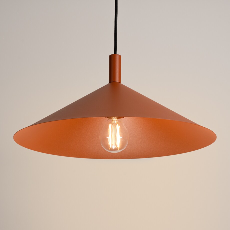 Lampa wisząca NOX 40 ochra czerwona