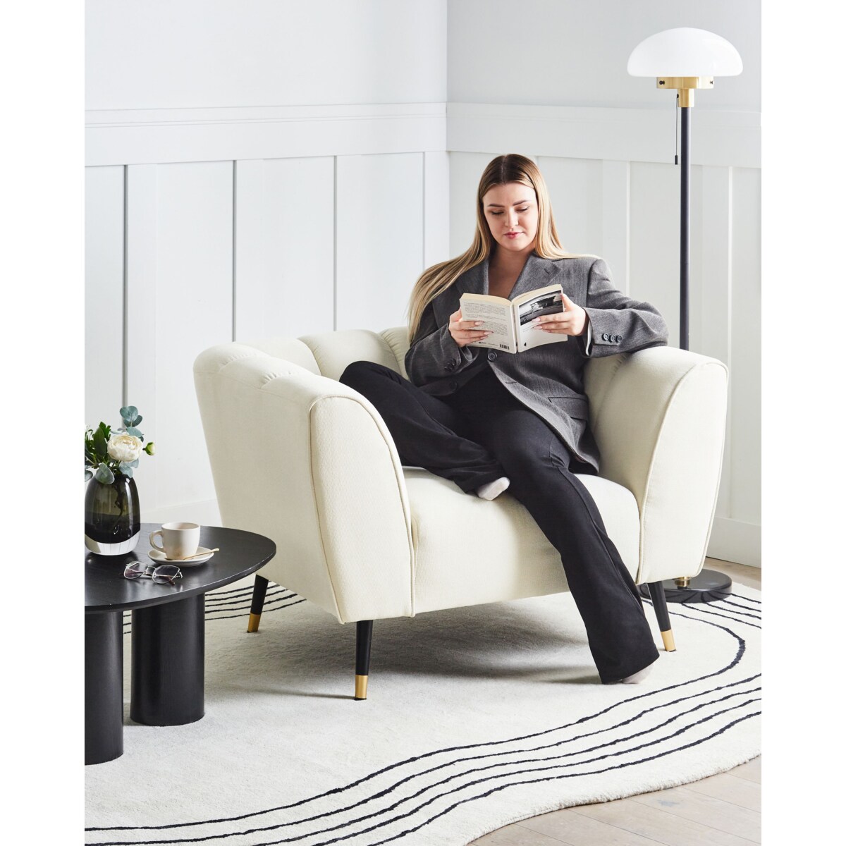 Fotel ORSTA Jasnobeżowy