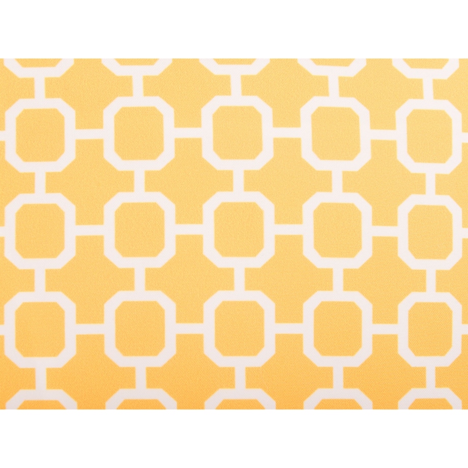 Zestaw 2 poduszek na krzesła ogrodowe żółty FIJI