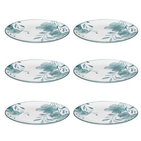 Talerze obiadowe porcelanowe LILY, 6 sztuk x Ø 27 cm