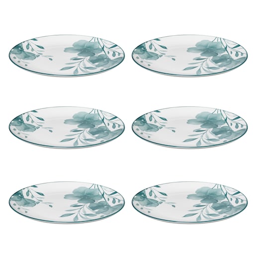 Talerze obiadowe porcelanowe LILY, 6 sztuk x Ø 27 cm