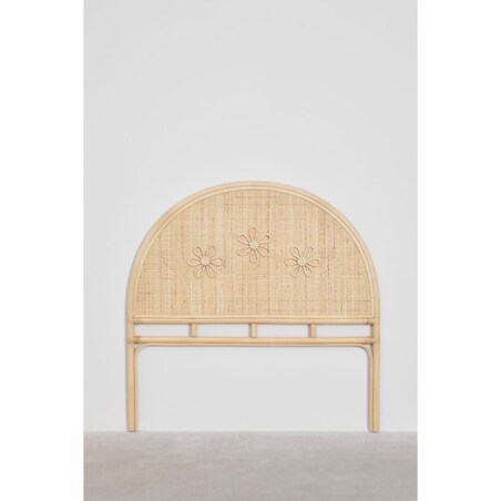 Zagłówek rattanowy naturalny Daisy 90 cm