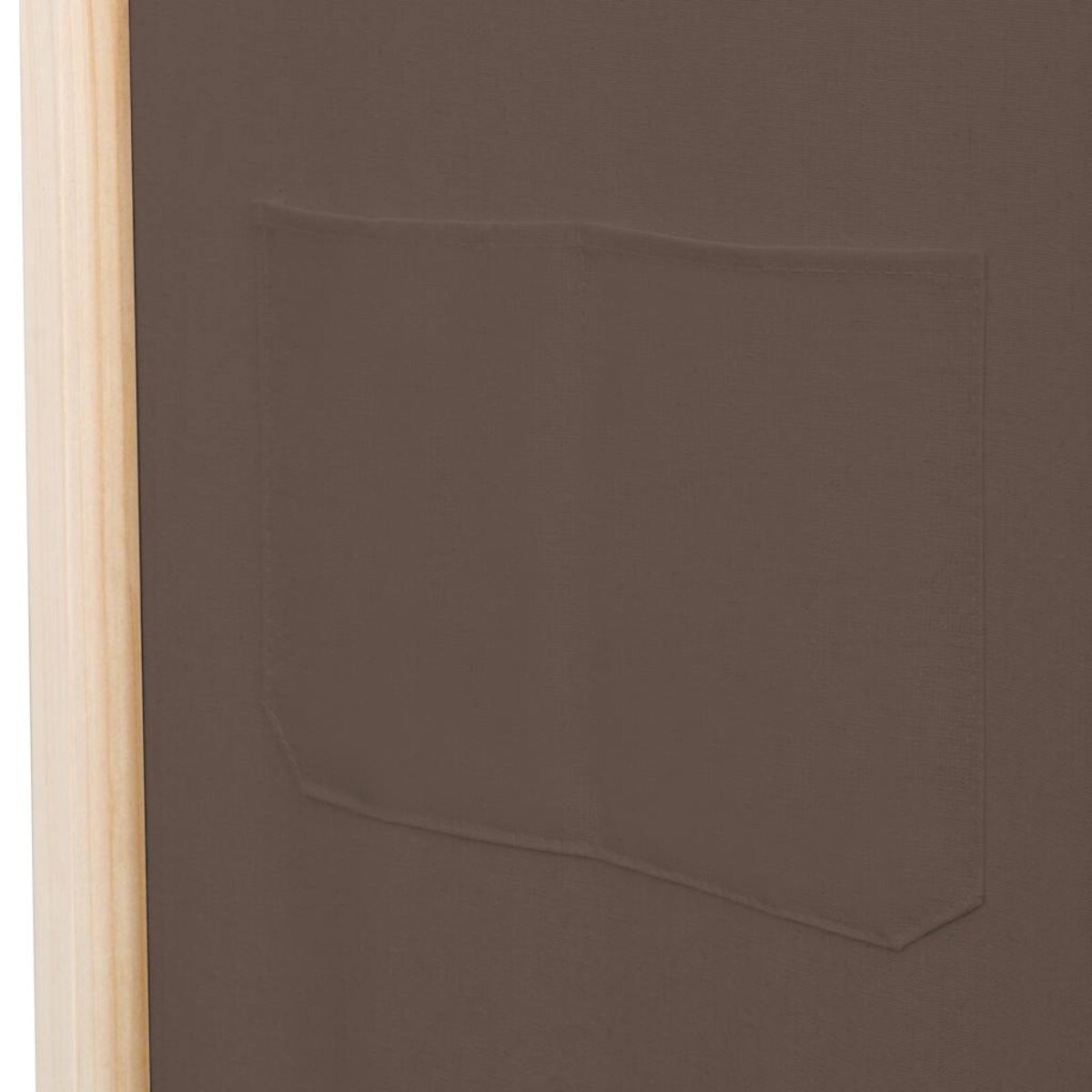 vidaXL Parawan 6-panelowy, brązowy, 240 x 170 x 4 cm, tkanina