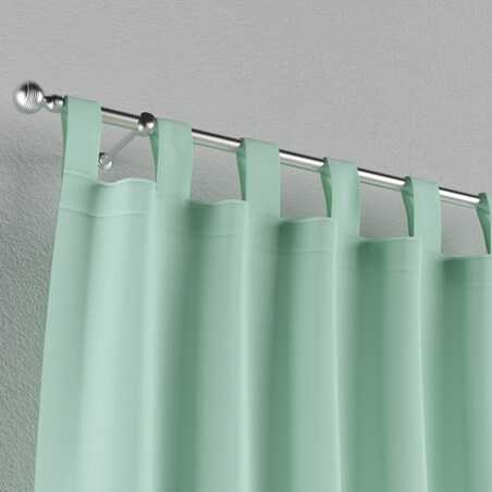 Zasłona na szelkach 1 szt. 130x260 turkusowo - miętowy