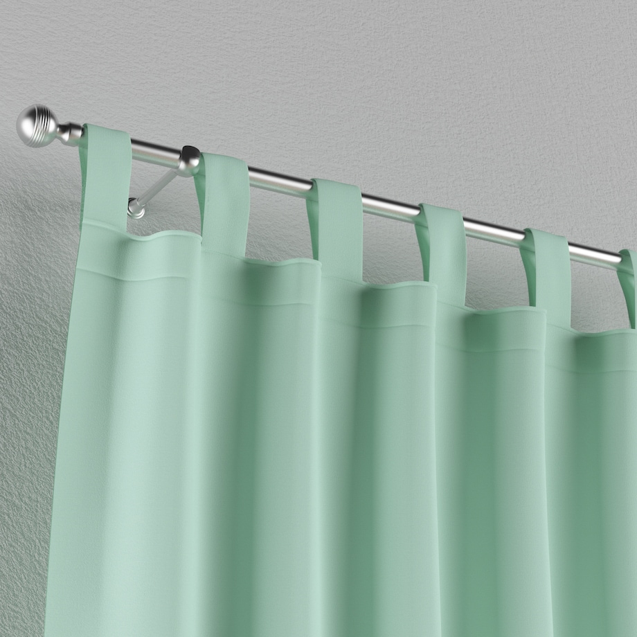 Zasłona na szelkach 1 szt. 130x260 turkusowo - miętowy