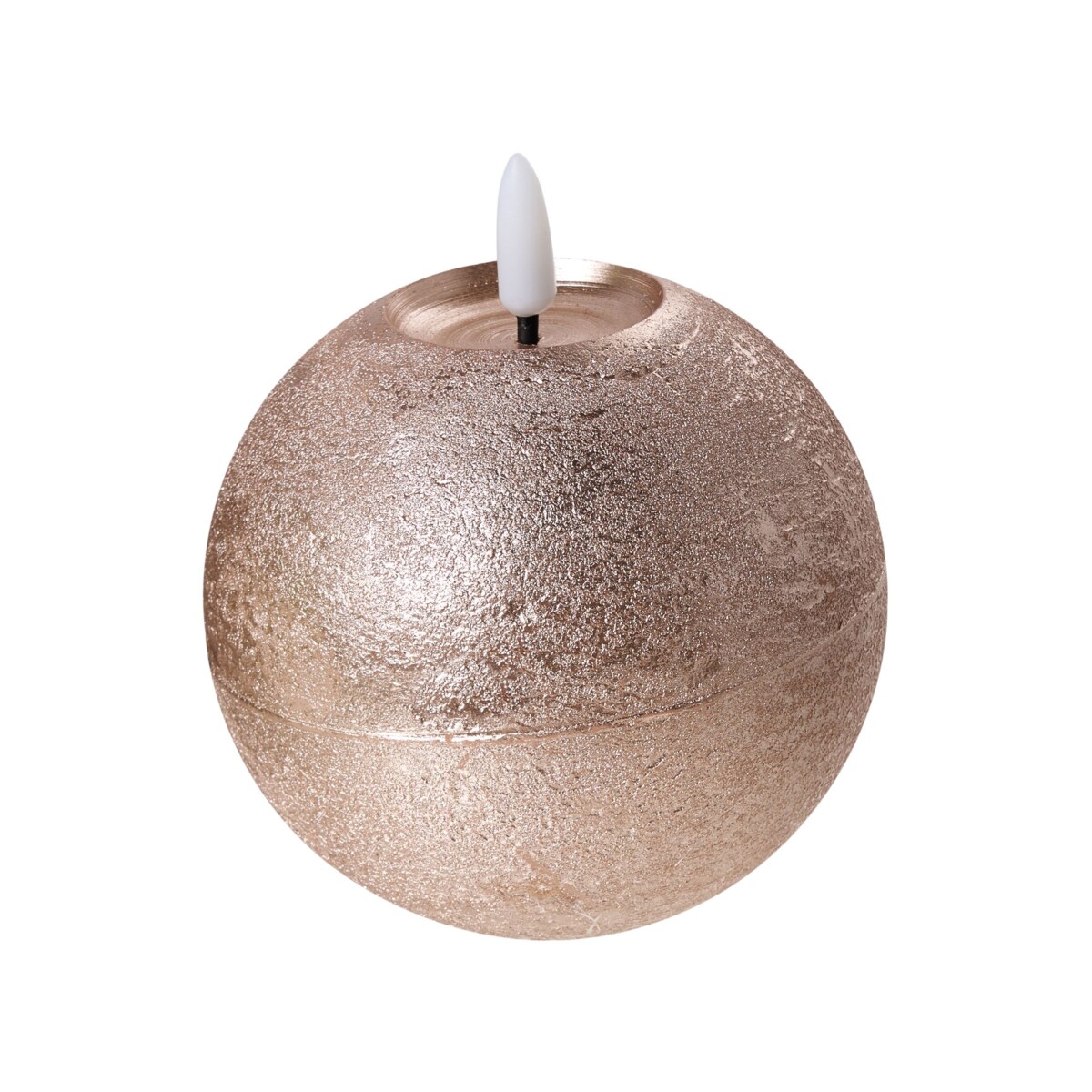 Zestaw 3 świec LED AMBROSIA 11 cm Złoty