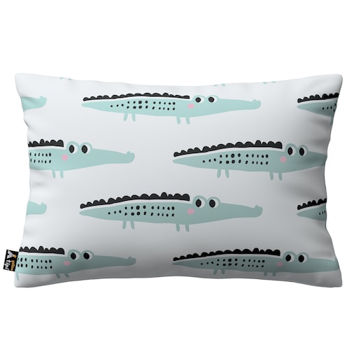 Poszewka Milly prostokątna 60x40 ecru-zielony