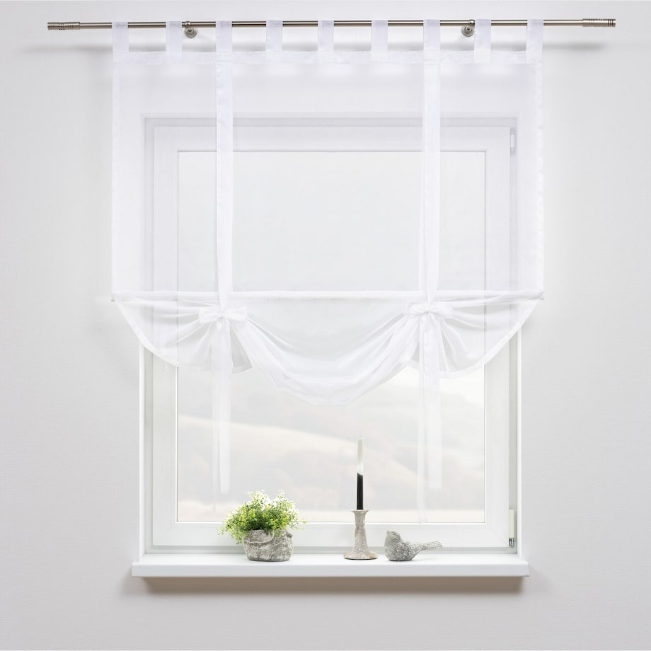 Roleta Roma 160x170 prześwitujący biały