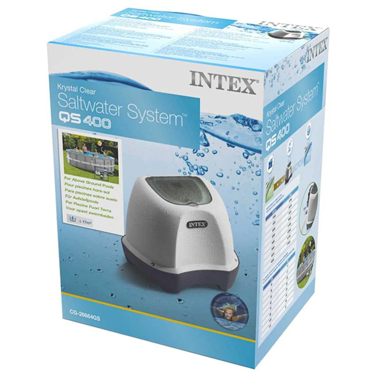 Intex Generator chloru Krystal Clear Saltwater System, 12 V