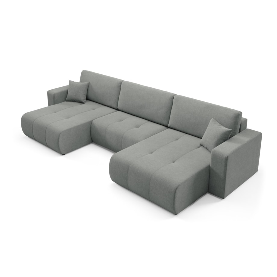 Narożnik MOLINIO U z funkcją spania Kolor: Wind 89