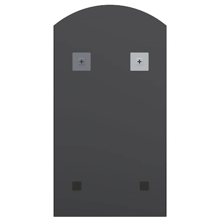 vidaXL Lustro, 90x45 cm, szklane