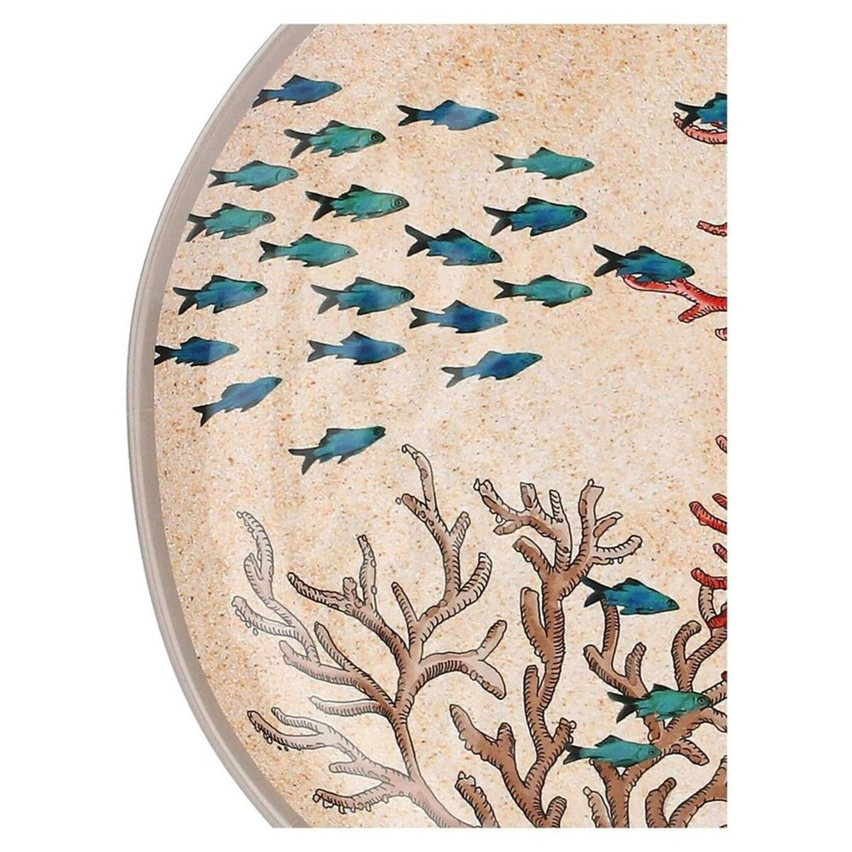 Zestaw 2 talerzy obiadowych z melaminy Sea Life - 27 cm