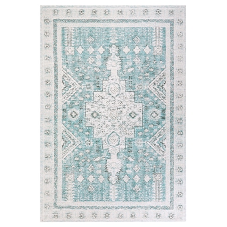 Dywan bawełniany 200 x 300 cm miętowy FULLA