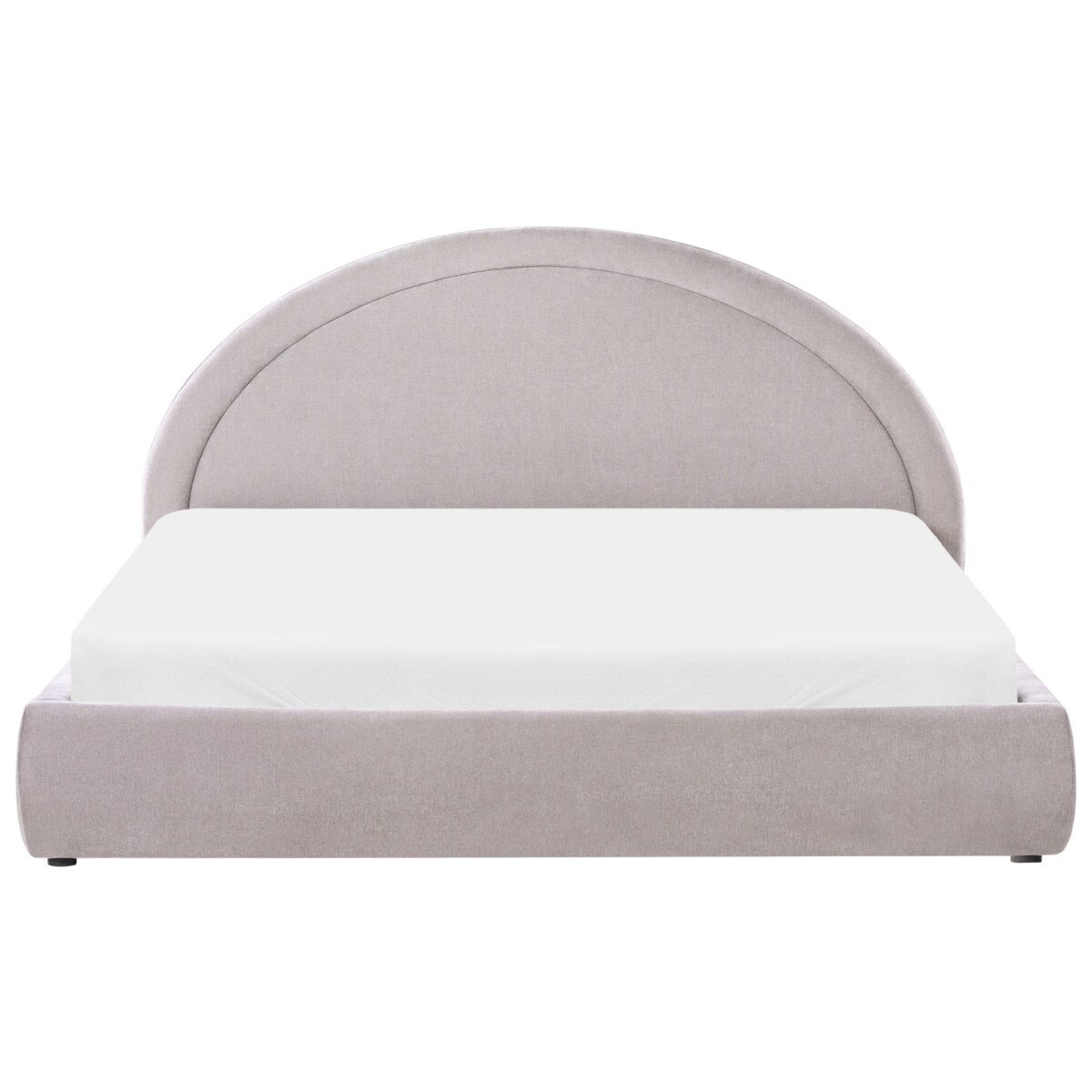 Łóżko z pojemnikiem MOUZON 180 x 200 cm Beżowoszary