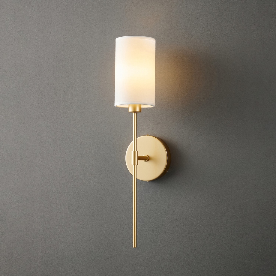 Lampa ścienna DARLING złota 53 cm