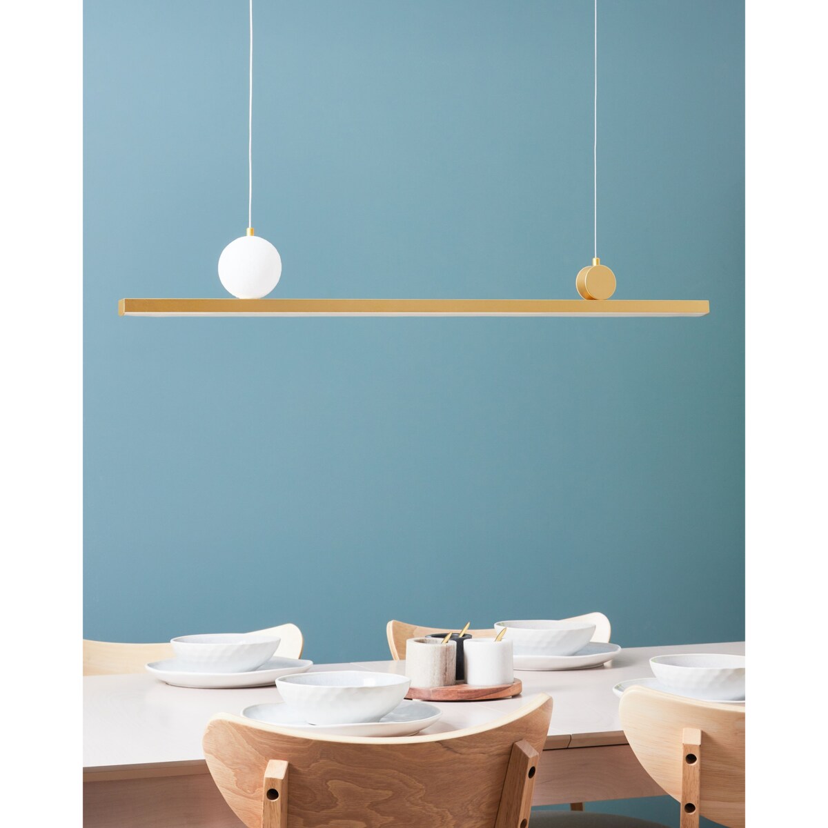 Lampa wisząca LED złota ALWAND