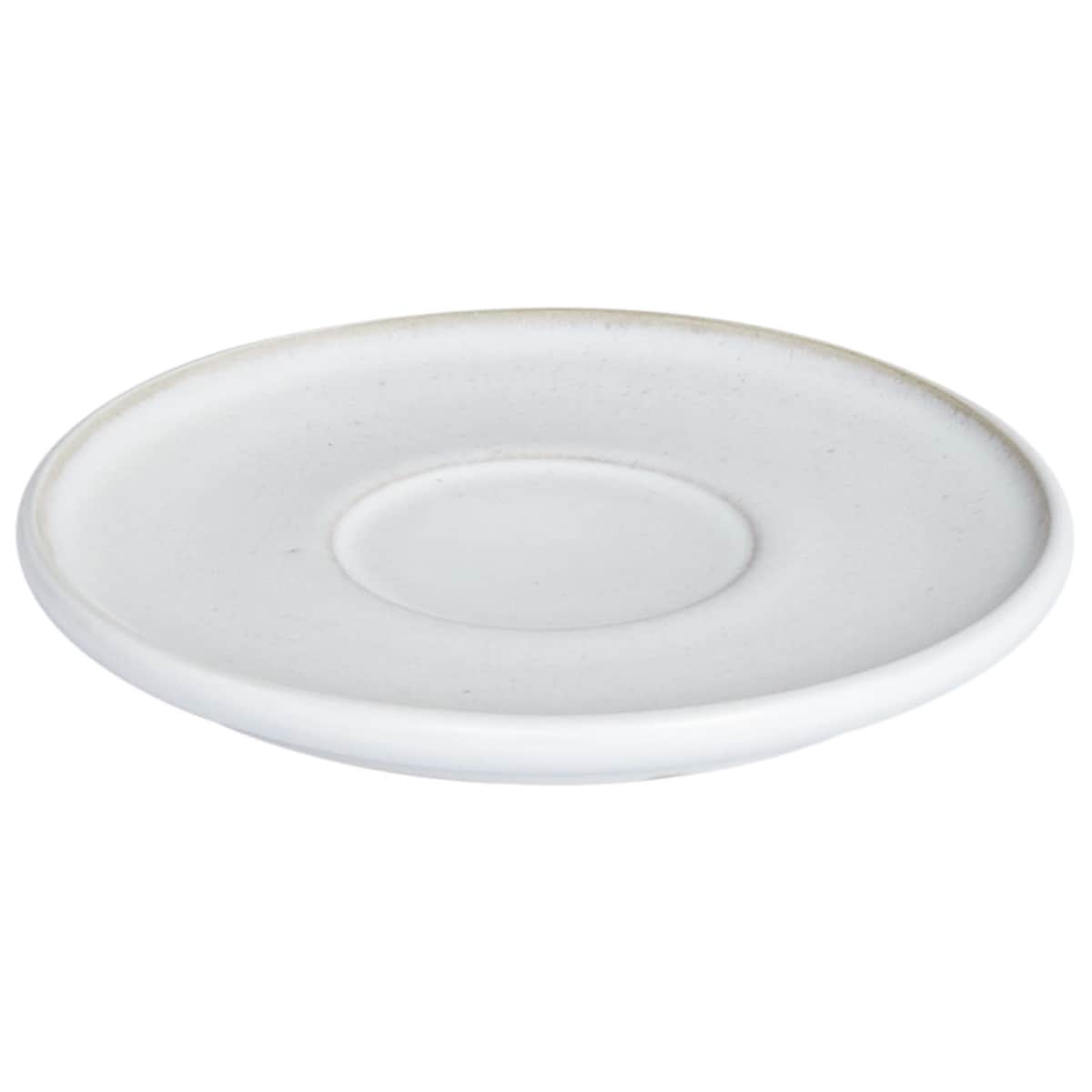 Zestaw 8 filiżanek ze spodkami SESAME Kamionka Złamana biel