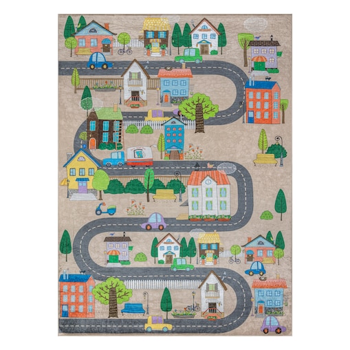 Dywan do prania BAMBINO 34600 Miasto, ulice, 120x170 cm