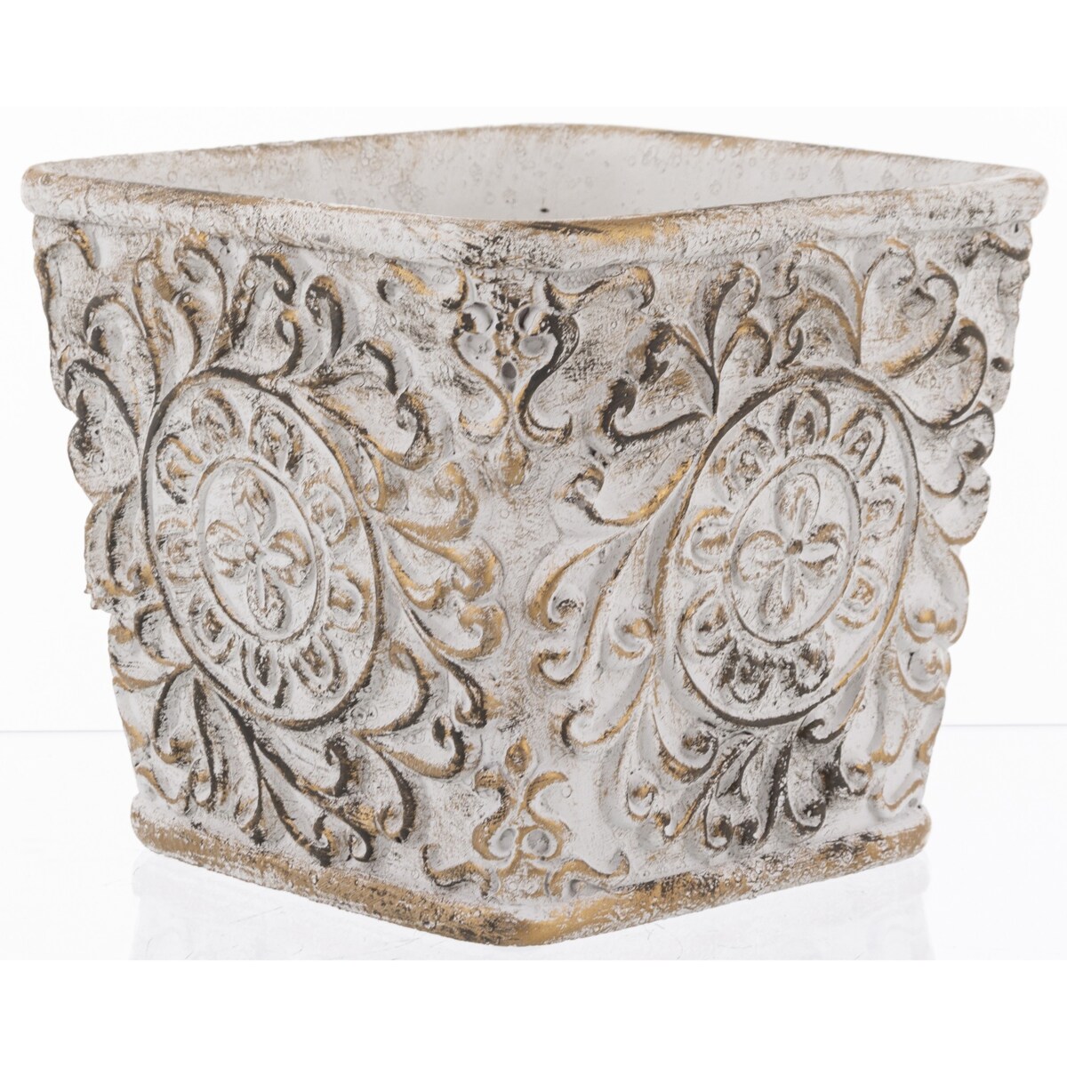 Osłonka cementowa 15x18,5x18,5 cm ANTIC