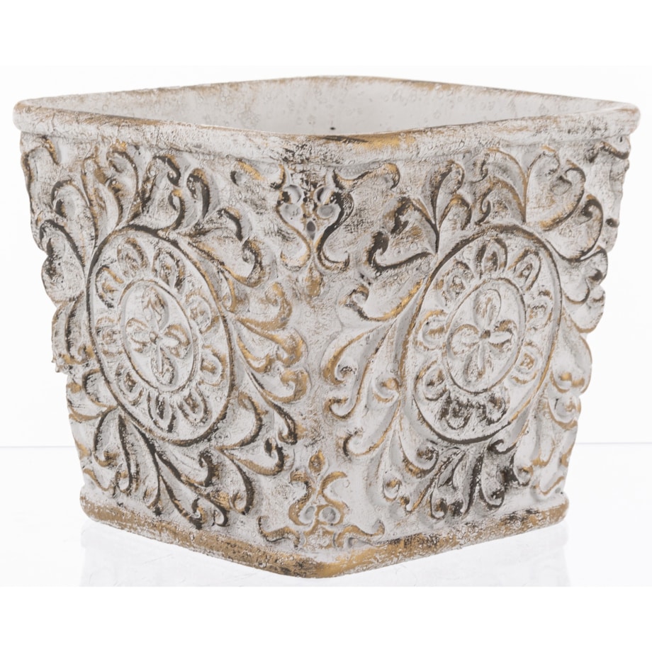 Osłonka cementowa 15x18,5x18,5 cm ANTIC