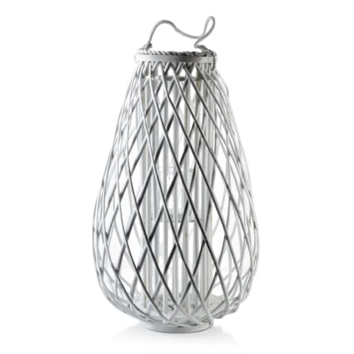 LUCIE WHITE Lampion 20x42xh70cm