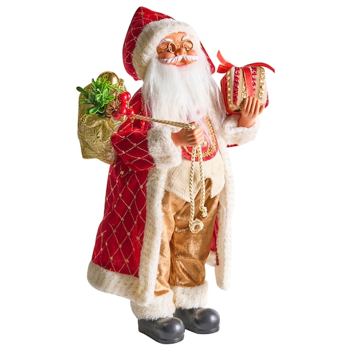 Dekoracja świąteczna RAMVATN Mikołaj 44 cm Czerwony
