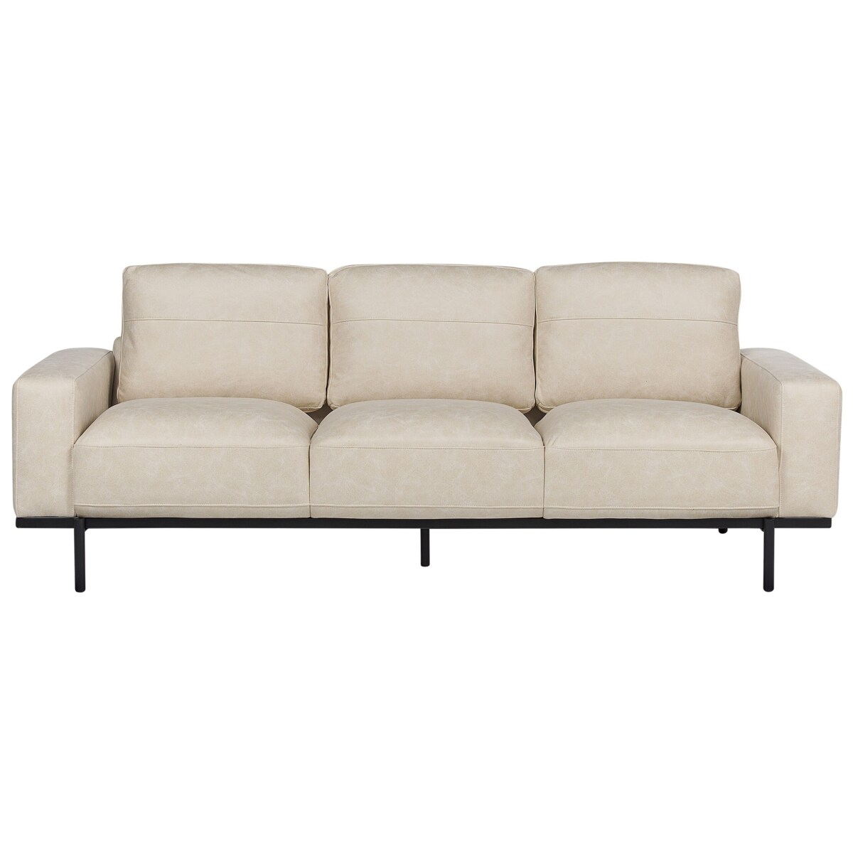 Sofa 3-osobowa kremowa SOVIK