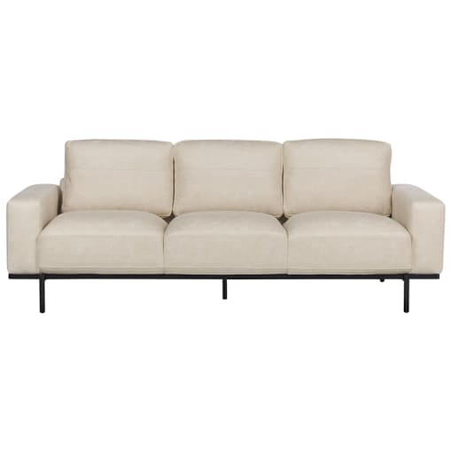 Sofa 3-osobowa kremowa SOVIK