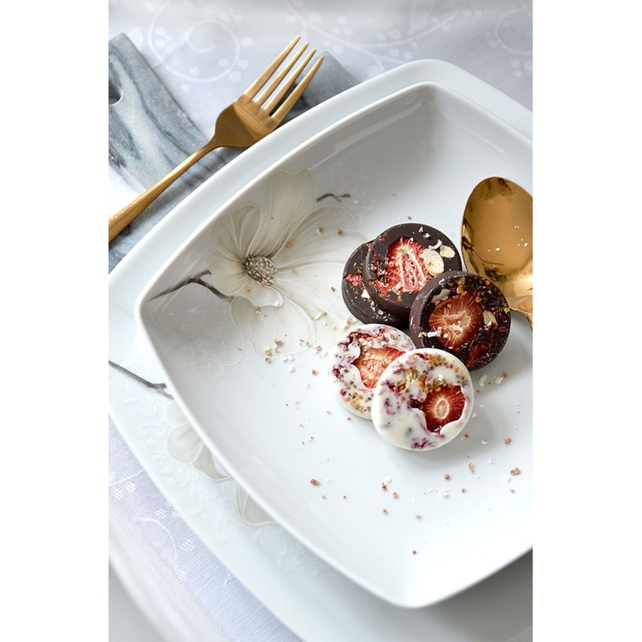 Serwis obiadowy dla 12 osób 44 el. Akcent Magnolia G463