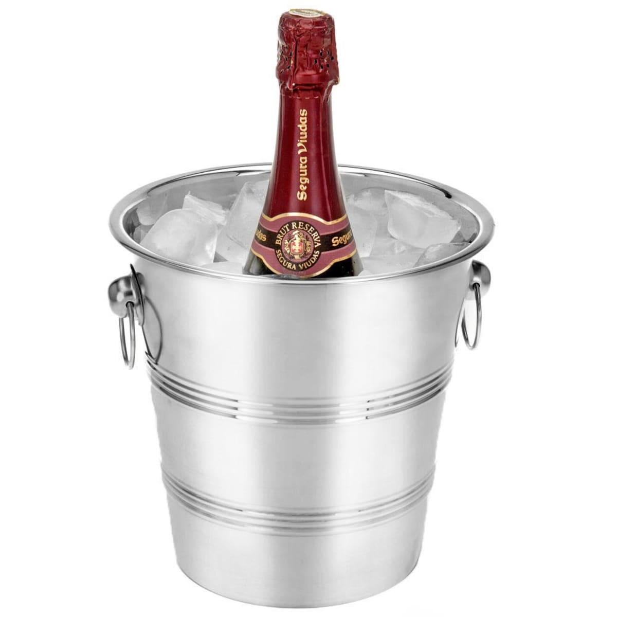 Stojak do chłodzenia szampana, alkoholu - stal nierdzewna