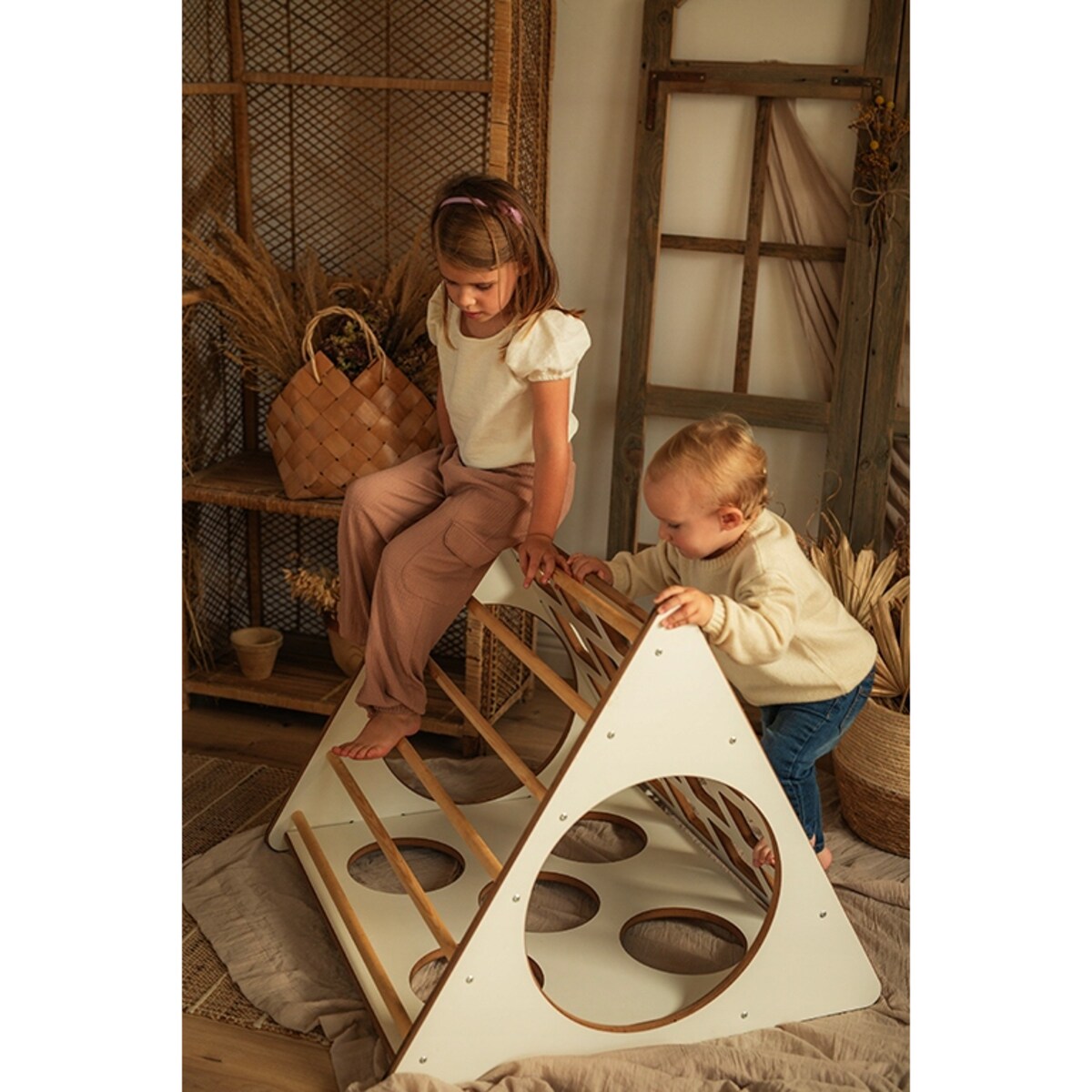 Trójkąt wspinaczkowy dla dzieci drewniany GUGI CERTYFIKOWANY