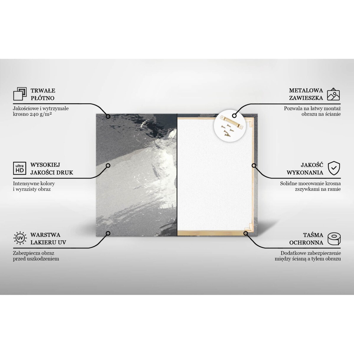 Obraz na płótnie Kobieta w stylu akwarelowym, 100x50 cm