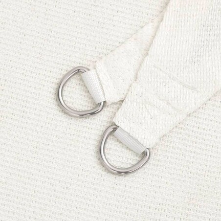 vidaXL Żagiel przeciwsłoneczny HDPE prostokątny 4x6 m, biały