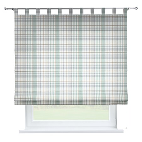 Roleta rzymska Verona 80x160 kratka zielono-szary melanż