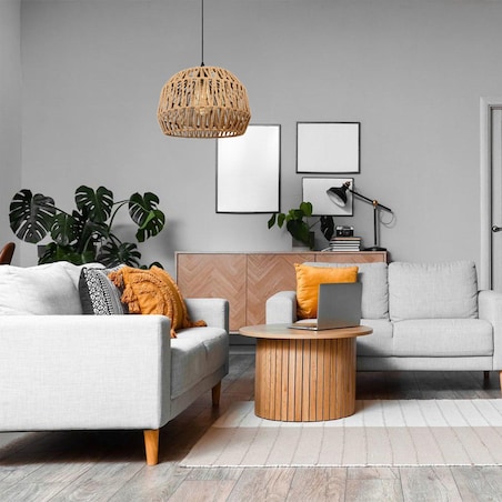 Lampa Wisząca Boho APP1291-1CP Beż