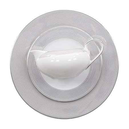 Serwis obiadowy dla 12 osób 44 el. Yvonne Linea Platynowa E520