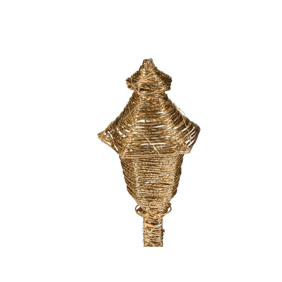 Dekoracja świąteczna LED ALFTANES Latarnia 62 cm Złoty