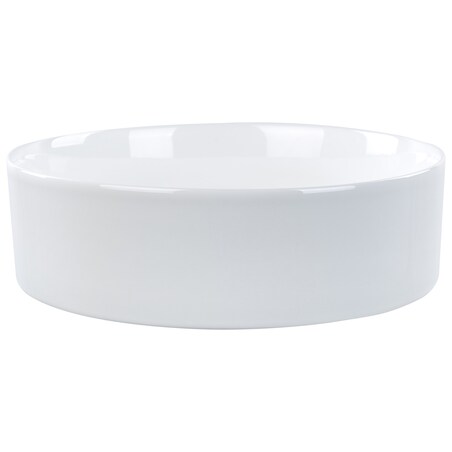 Umywalka nablatowa TEBAR Biały ⌀ 40 cm Ceramika