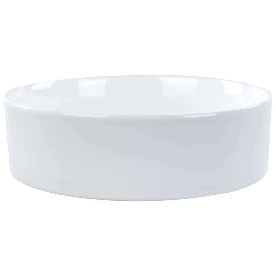 Umywalka nablatowa TEBAR Biały ⌀ 40 cm Ceramika