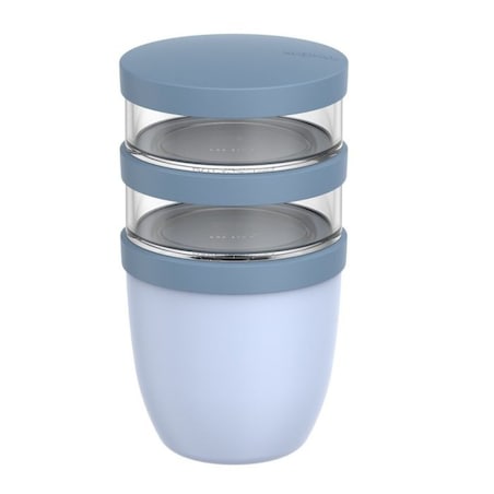 Lunchpot Ellipse 500+200+200 ml Nordic Blue 107658015700