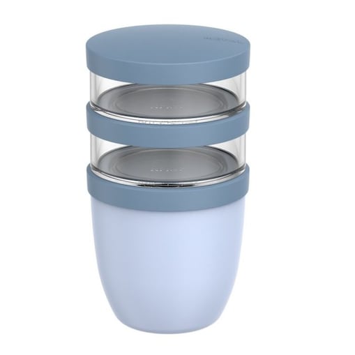 Lunchpot Ellipse 500+200+200 ml Nordic Blue 107658015700