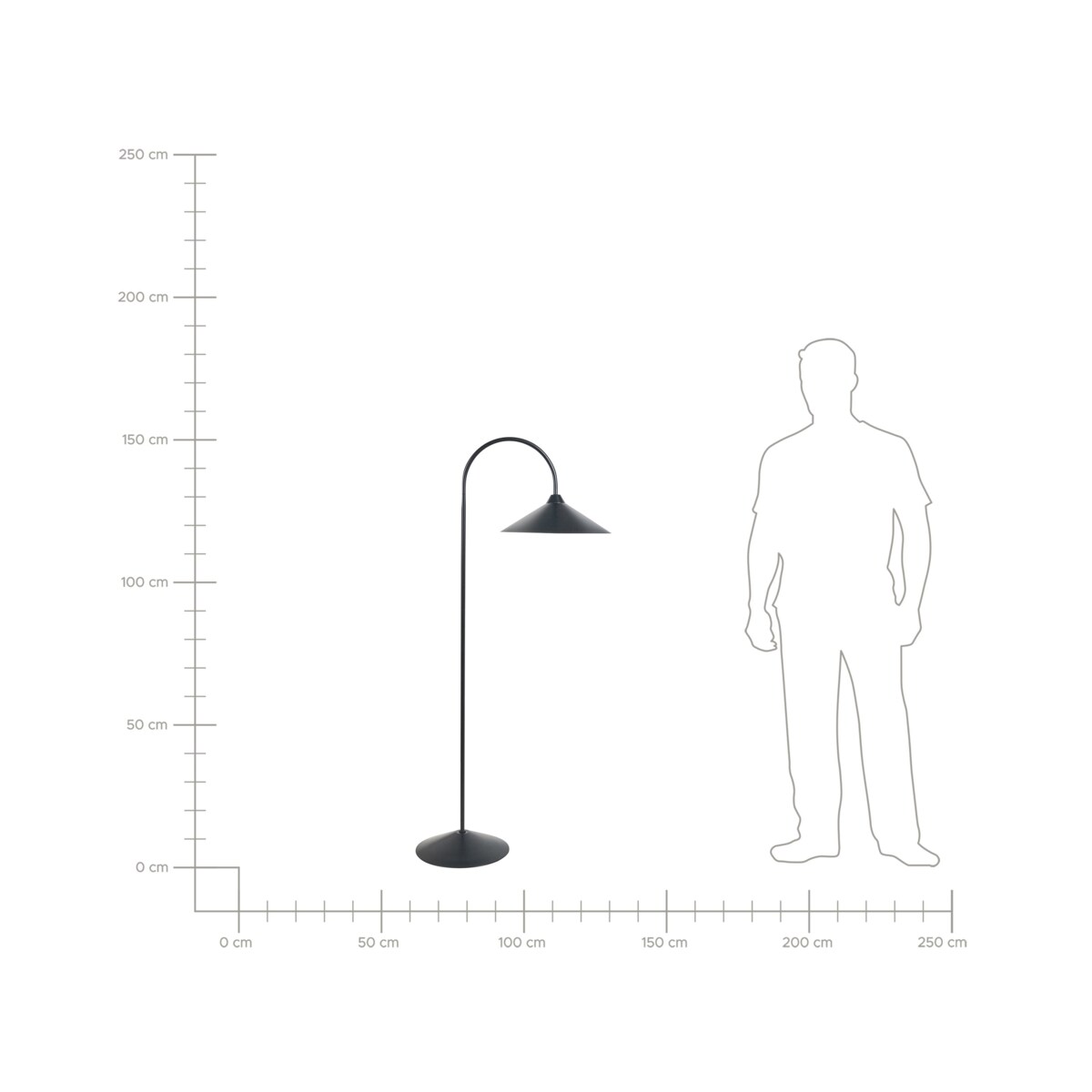 Lampa podłogowa SAVEGRE Metal Czarny