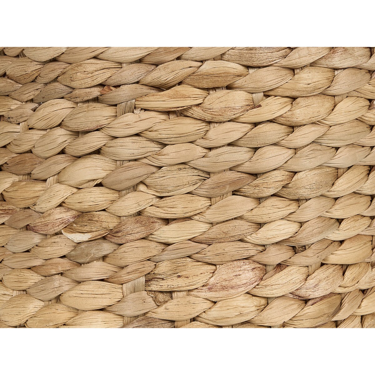 Zestaw 3 koszy na kwiaty z hiacyntu wodnego jasny RONQUIL