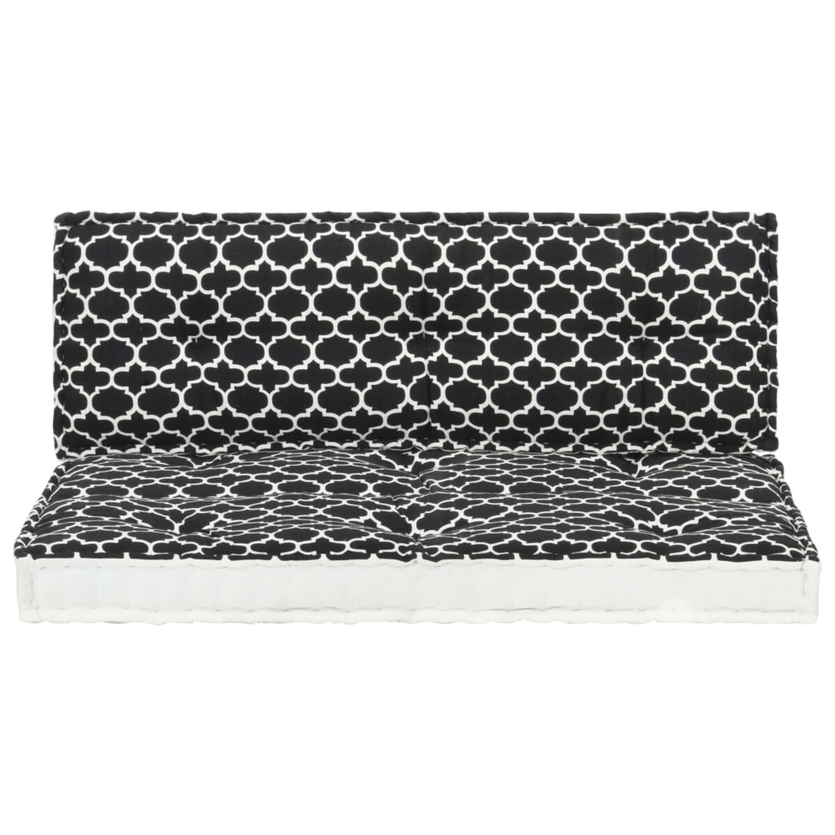 vidaXL Poduszki ogrodowe na kanapę z palet, 2 sztuki, z nadrukiem