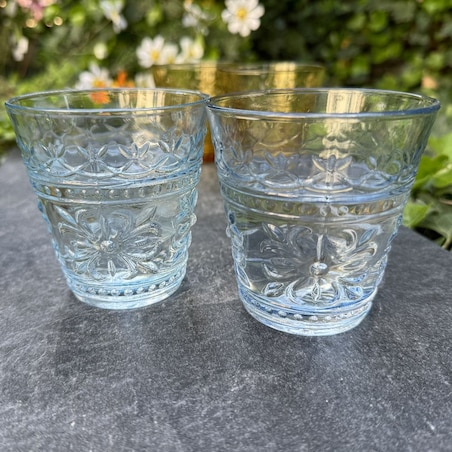 VILLA ITALIA Szklanka niebieska 250 ml FOLLY