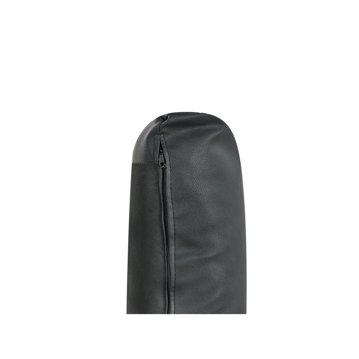 Moduł narożny ekoskóra czarny UNSTAD