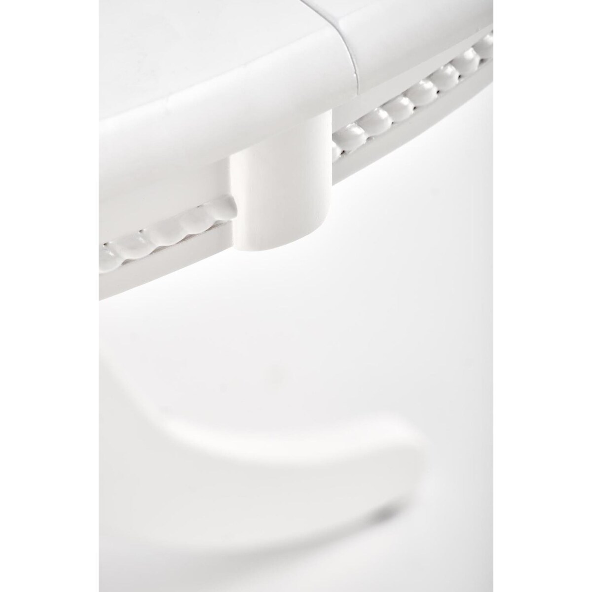 STÓŁN ROZKŁADANY Bator OKRĄGŁY 90 cm biały klasyczny